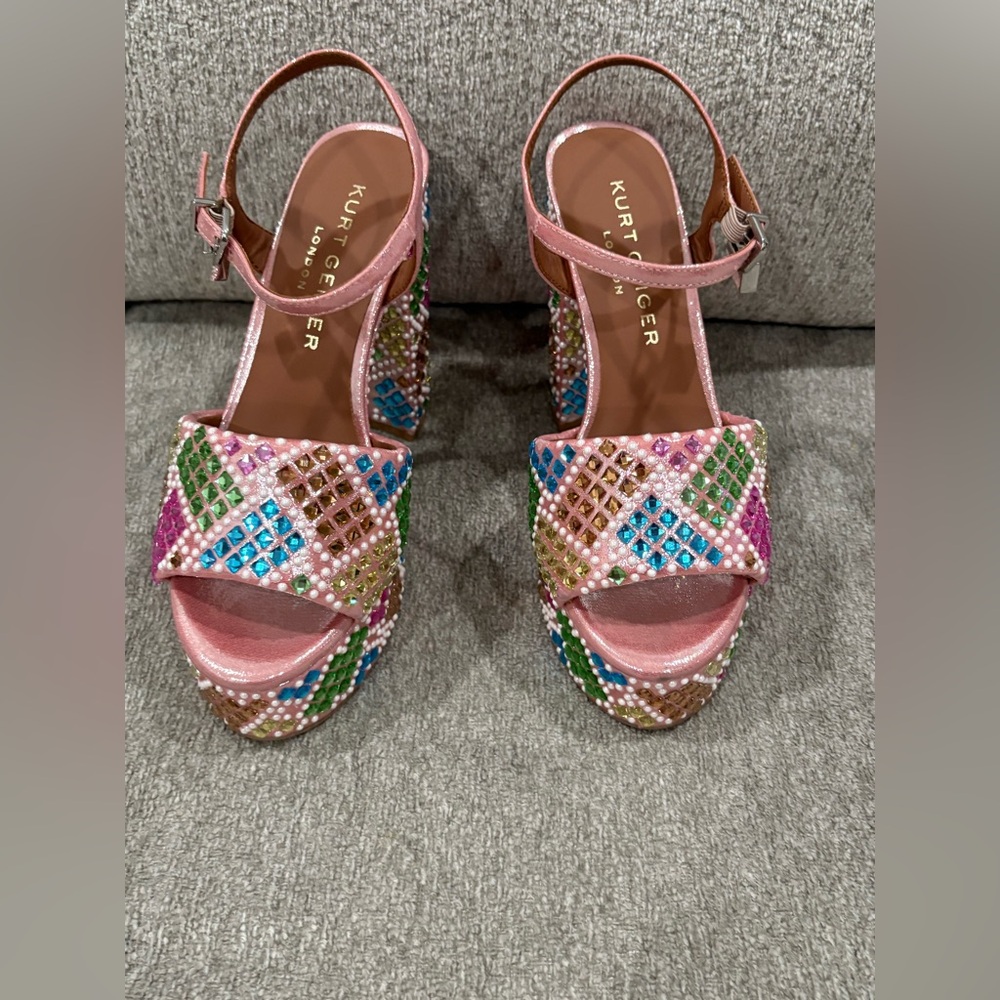 Kurt Geiger London Brixton Platform Sandal - Picture 6 of 11